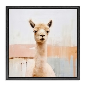 Stupell Industries Rustic Llama Portrait, 18" x 18" - 1 of 4