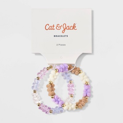 Girls' 2pk Stretch Bear Bracelet Set - Cat & Jack - image 2