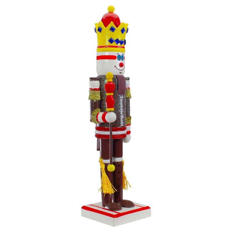 Northlight 14" Tootsie Roll Wooden Christmas Nutcracker Figure with Scepter, 2 of 5