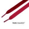 INSPIRE CHIC Flat Single Side Suede Shoe Laces for Sneakers 1 Pair - 2 of 4