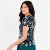 Calypsa Women's UPF 50+ Short Sleeve Adele Swim Top - 2 of 4