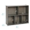 ECR4Kids Streamline 5-Compartment Storage Cabinet, 30in, 1 - 2 of 4