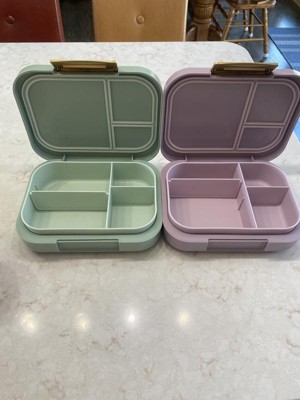 Bentgo Modern 4 Compartment Bento Style Leakproof Lunch Box - White ...