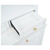 PDTEND 83.7 in.H Modern Kitchen Pantry with Faux Marble Top,  5 Storage Drawers and Adjustable Shelf - 4 of 4