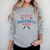 Simply Sage Market Women's Graphic Sweatshirt Baseball Season Bats - 2 of 4