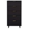 Granville Tall Modern 5 Drawer Dresser - Manhattan Comfort - 2 of 4