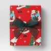 30” 25 sq ft Christmas Roll Wrap Santas on Red - Wondershop™ - 2 of 3