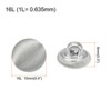 Unique Bargains Round Fabric Cloth Covered Sewing Buttons for Suits Dress 10 Pcs - 2 of 4