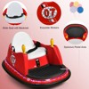 Costway 12V Vehicle 360° Spin Race Toy Kids Ride On Bumper Car w/ Remote Control Purple/Blue/Red/Pink - 4 of 4