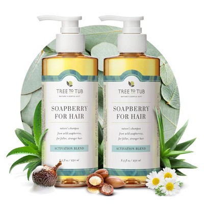 Tree to Tub Volumizing Biotin & Caffeine Shampoo for Thinning Hair, 2 units