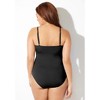 Swimsuits for All Women's Shirred Slim Strap One Piece (Plus Sizes Available) - 3 of 4