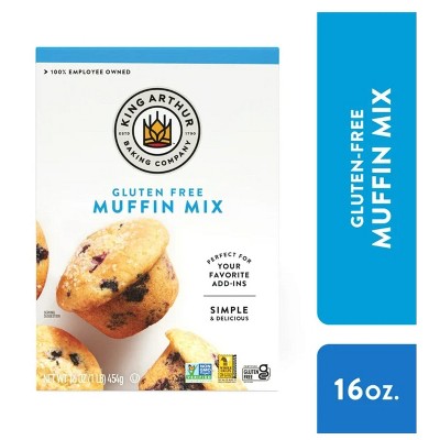 King Arthur Flour Muffin Mix Gluten Free, 16 oz (Pack of 3)