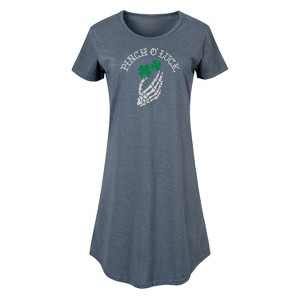Women's - Instant Message - St. Patrick's Day Graphic T-shirt Dress - 1 of 4