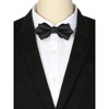 Elerevyo Men's Pre-tied Pointed Satin Solid Formal Wedding Bow Ties - image 4 of 4