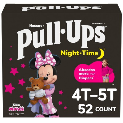 Pull-Ups Night-Time Disposable Training Pants - 4T-5T - Girls' - 52ct