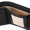Generic Men's Coated LeatherExtra Capacity Trifold Wallet, Rfid-blocking, Black, One Size - 4 of 4