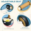 Whisen Kids’ Riding-on Tricycle with Ergonomic Seat, Removable Front Wheel, Bell and Mudguard, Indoor/Outdoor Riding Toy Gift - 4 of 4