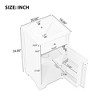 20" Bathroom Vanity With Sink, Bathroom Cabinet With Soft Closing Doors Adjustable Shelf Storage Rack, Bathroom Cabinet With Ceramic Basin - 4 of 4
