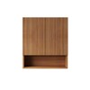 GDFStudio Maxeys 26" Wall-Mounted Bathroom Cabinet with Soft-Close Doors, Shelf and Open Compartment - 4 of 4