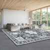 COZONY Washable Vintage Oriental Area Rug, Non-Slip Stain Resistant Low Pile Carpet for Living Room Bedroom Dining Room - 2 of 4