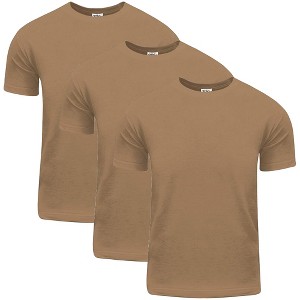 3 Pack Shaka Wear Men's Active Comfort Cotton Short Sleeve Crew Neck T-Shirt - 1 of 4