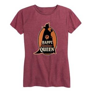 Women's - Disney Villains - Happy Hallowqueen Short Sleeve Graphic T-Shirt - 1 of 4