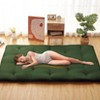 Portable Japanese Floor Mattress for All Ages - Futon Tatami Bed Roll-Up Sleeping Mattress for Dorms Adventures - 2 of 4