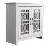 30.2 in. H x 30.9 in. W Wood Shoe Cabinet - 3 of 4