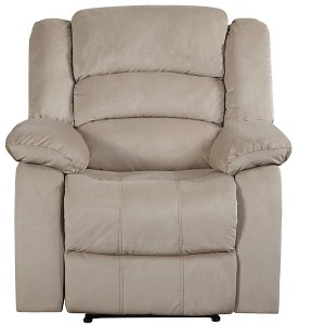 CAVINAS 20 Inch Recliner Chair for Living Room,Upholstery Reclining Chair with Adjustable Footrest,Modern Home Theater Seating - 1 of 4