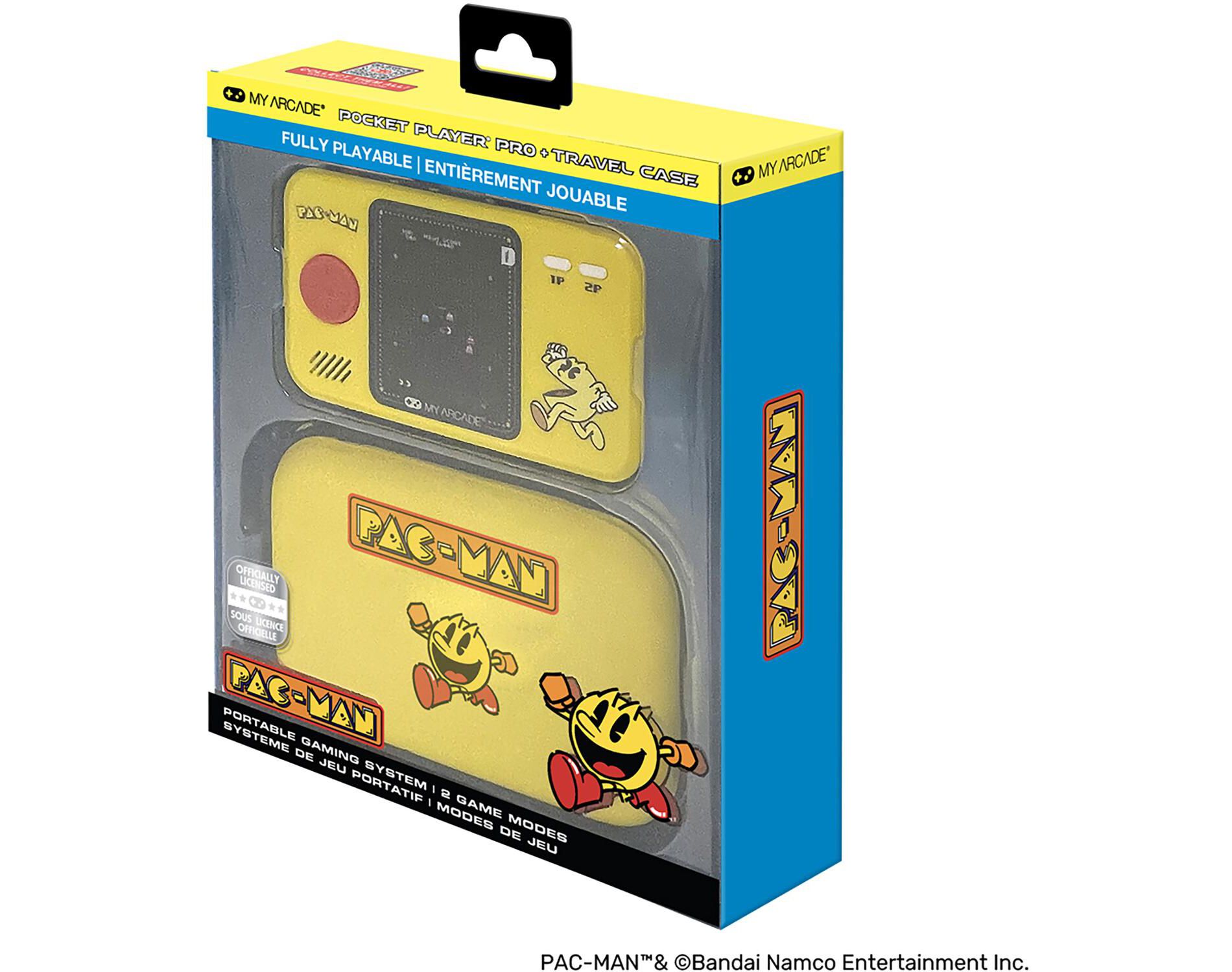 My Arcade - DGUNL-7143 Pac-Man Pocket Player Pro Portable Handheld Gaming System With Travel Case