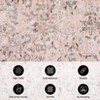 Area Rug 5x7 Machine Washable Rug Oriental Distressed Carpet Stain Resistant Non-Slip Accent Rugs - 3 of 4