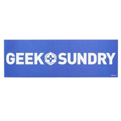 Nerd Block Geek & Sundry Bumper Sticker