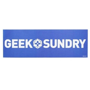 Nerd Block Geek & Sundry Bumper Sticker - 1 of 3
