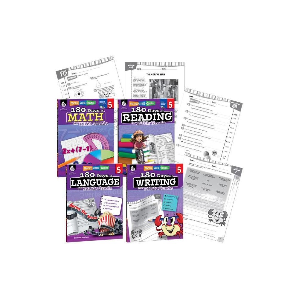ISBN 9781425816377 product image for 180 Days of Practice Grade 5 Bundle - by Jodene Smith & Margot Kinberg & Suzanne | upcitemdb.com