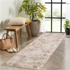 Fulvari Washable Rugs for Living Room Area Rug Soft Living Room Rug Carpet-Rugs for Bedroom Vintage Oriental Floral Dining Room Non Slip - 3 of 4