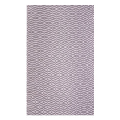 Photo 1 of 4' x 6' Reversible Diamond Indoor/Outdoor Rug Gray - Room Essentials™