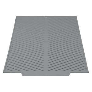 REGALWOVEN Easy Clean Kitchen Mat for Kitchen Counter, Heat Resistant Silicone Dish Drying Mat with Concave and Convex Design 1 Pc - 1 of 4