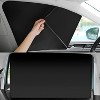 TruAIR Car Window Sun Shields - Black (4-Pack) - 4 of 4