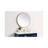 Elegant Lighting Pier 28 inch LED Mirror with Adjustable Color Temperature 3000K/4200K/6400K in Brass - 4 of 4