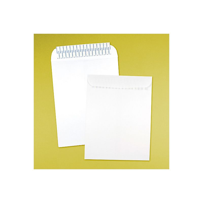 JAM Paper 10 x 13 Open End Catalog Envelopes with Peel and Seal Closure White 356828782A, 4 of 5
