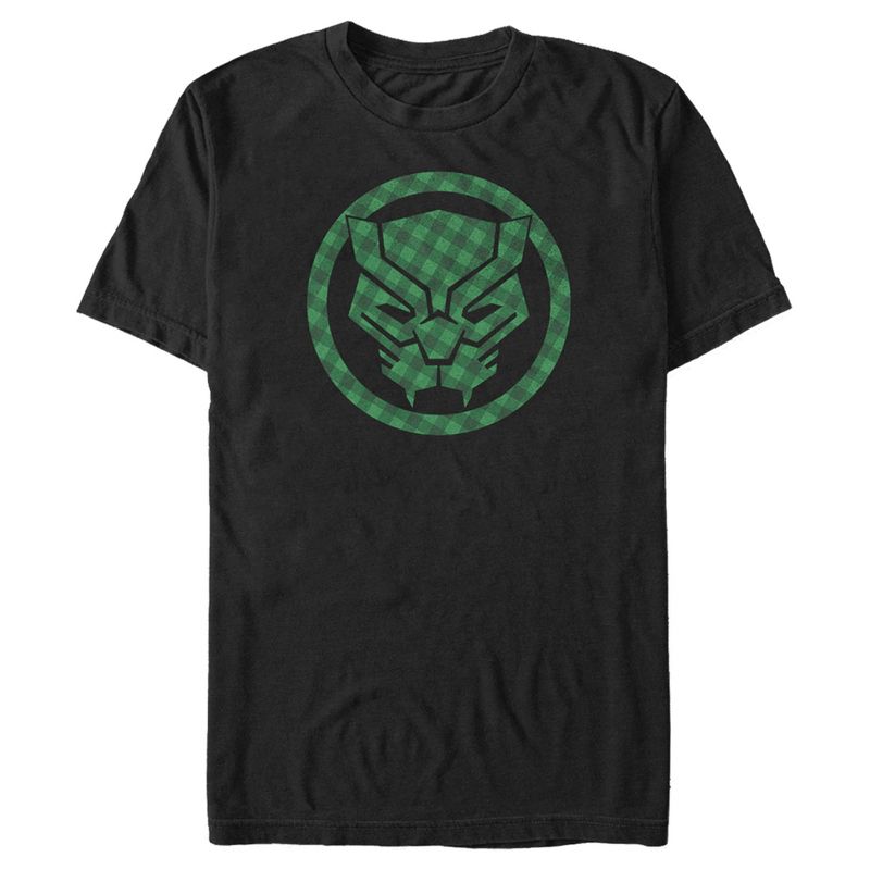 Men's Marvel St. Patrick's Day Black Panther Luck T-Shirt, 1 of 6