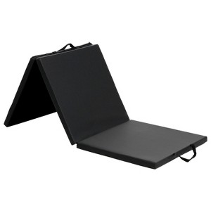 BestMassage Folding 3-Panel Exercise Mat Gym Mat Gymnastics Mat with Carrying Handles - 1 of 4