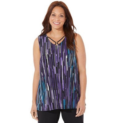 Catherines Women's Plus Size Anywear Tank