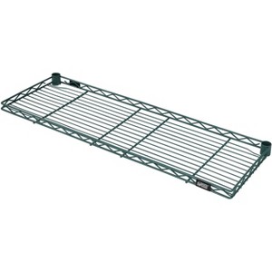 Quantum Storage Systems Wire Shelf, Cantilevered, 30"W X 12"D, Green Epoxy Antimicrobial Finish, Nsf - 1 of 1