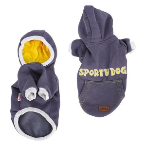 SussexHome Pets Small Dog Hoodie for Small Dogs - Cute Dog Clothes Washable Dog Hoodie - 1 of 4