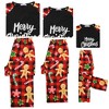 cheibear Christmas Sleepwear Long Sleeve Tee with Pants Lounge Family Pajama Sets - 3 of 4