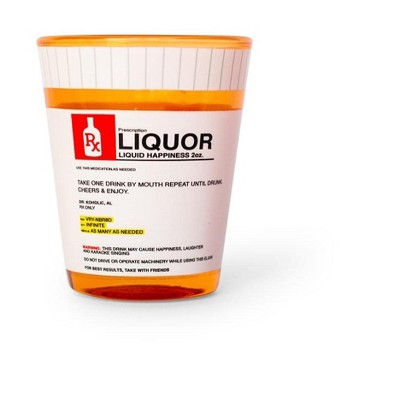 Just Funky Rx Prescription Shot Glass | Holds 2 Ounces
