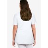 ellos Plus Size V-Neck A-Line Tunic - 3 of 4