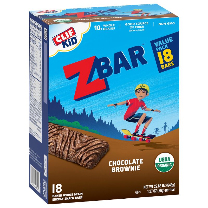 CLIF Kid ZBAR Organic Chocolate Brownie Snack Bars
, 3 of 9