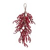 Transpac Foam 28 in. Red Christmas Merry Berry Teardrop - 3 of 4